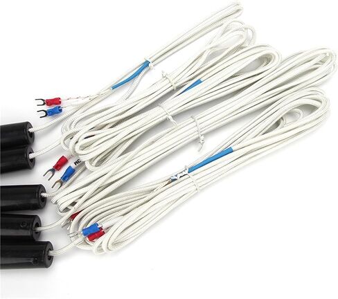 Thermocouple 200mm Thread M12 Type K PT100 Temperature Sensor 0-600°C Probe Screw Probe 1Pcs(Type K 2M) in Saudi Arabia