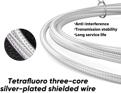 WZPT-03 PT100 M8 Threaded Type Probe Temperature Sensor Thermocouple with 3 Wire Cable 1Pcs(PT100 Type M8 0.5m,50mm) in Saudi Arabia