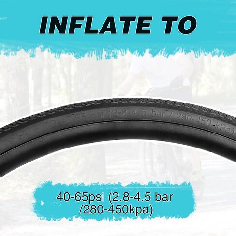 MEGHNA Bike Tire 700C Road Bike Foldable 700 x 35C Tire for Road Racing Fast Rolling Replacement Tire for Road Bicycle Fixed Gear Bike Gravel Bike Hybrid Bike (700 x 35C - 2 Pack - with Tubes) in Saudi Arabia