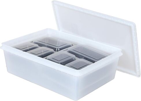 Fish Tubs/Food Storage Lids 11.5" x 15.5", Pack of 20- Universal Lids Only in Saudi Arabia