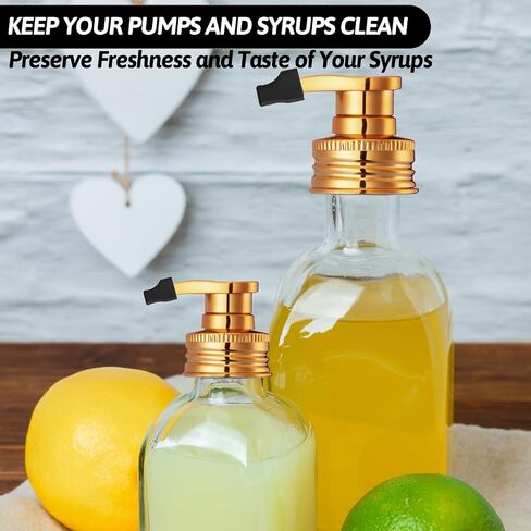 Bohuiz 10 PCS Coffee Syrup Pump Covers ، أغطية مضخة مطاطية سوداء ، أغطية صامور محمولة أغطية نوبات للشراب in Saudi Arabia