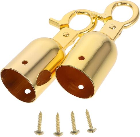 homoyoyo 2pcs decking rop end end end end end stops barrier hook end caps snap moncors for safety hariers in Saudi Arabia