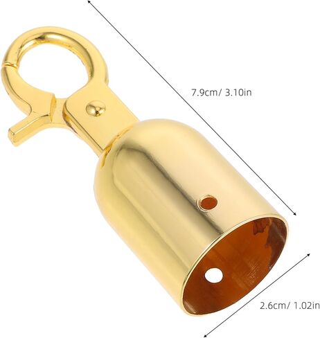 homoyoyo 2pcs decking rop end end end end end stops barrier hook end caps snap moncors for safety hariers in Saudi Arabia