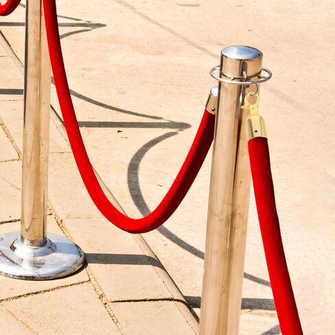 homoyoyo 2pcs decking rop end end end end end stops barrier hook end caps snap moncors for safety hariers in Saudi Arabia