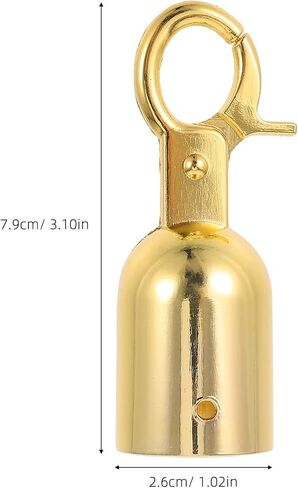 homoyoyo 2pcs decking rop end end end end end stops barrier hook end caps snap moncors for safety hariers in Saudi Arabia