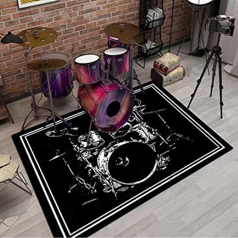 Soundproof Drum Mat Electronic Drum Mat Drum Mat Jazz Drum Soundproofing Mat Vibration Absorbent Mat Alf, 160*120cm in Saudi Arabia