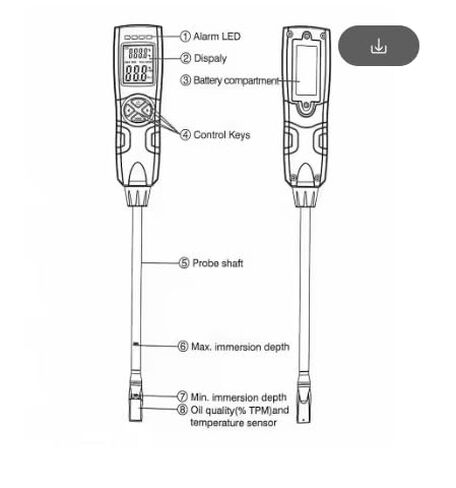 DT-70 مجموعات اختبار زيت القلي العميقة ومقياس الحرارة in Kuwait