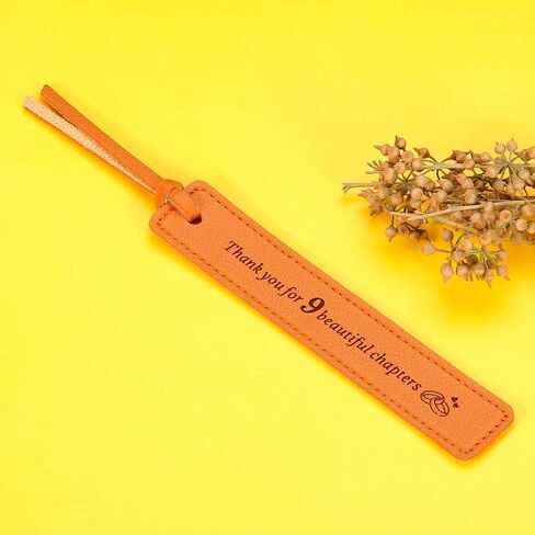 Leather Bookmark 9 Year Anniversary Wedding Gifts for Women Men for Him Her 9th Anniversary for Husband Wife, 9th Anniversary, Leather Bookmark for Boyfriend Girlfriend in Saudi Arabia