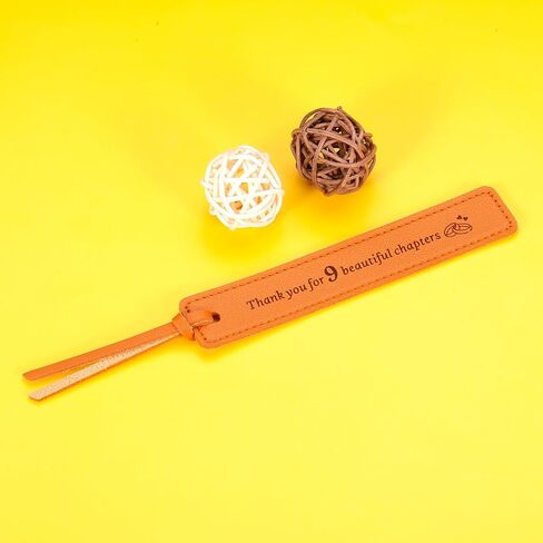Leather Bookmark 9 Year Anniversary Wedding Gifts for Women Men for Him Her 9th Anniversary for Husband Wife, 9th Anniversary, Leather Bookmark for Boyfriend Girlfriend in Saudi Arabia