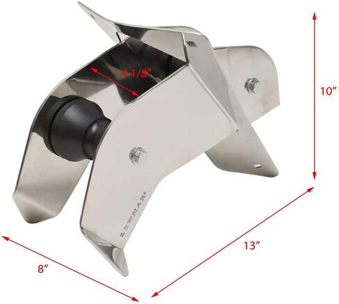 Lewmar Boat Bow Roller 66840183K-316S | Stainless Steel in Saudi Arabia
