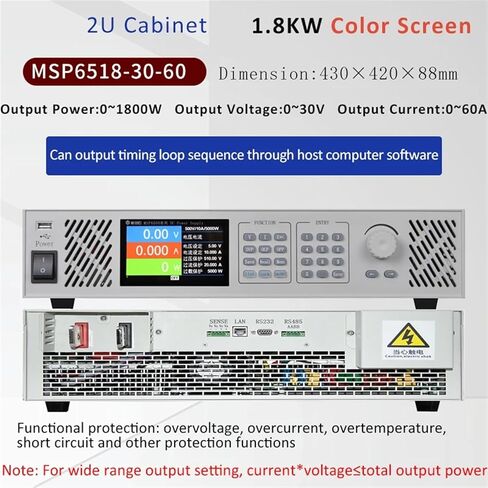 6kW Programmable Regulated Switching Power Supply Aging Test programmable Adjustable high Precision high Power Color Screen(6KW 600V 10A) in Kuwait