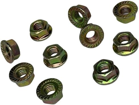 الاستبدال 94050-08000 10 حزمة الحافة الجوز 8mmx 1.25mm m8 المكسرات المكوّن المرسومة لـ GX100 GX120 GX140 GX160 GX200 GX240 GX270 GX340 GX390 in Saudi Arabia