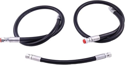 Holdwell Hydraulic Hose Kit 8 "36" 42 "متوافق مع Fisher HD2 و HDX Snowplow 1/4 '' 3/8in '' in Kuwait