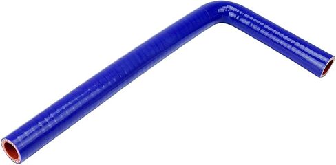 HPS HTSEC90-062-L5X12-BLUE درجة حرارة عالية من بوليستر 4-ply خرطوم مقرن السيليكون المرفق ، 90 درجة ، 5/8 بوصة ، سمك 5 مم ، 5 "وطول الساق 12" ، الأزرق in Saudi Arabia