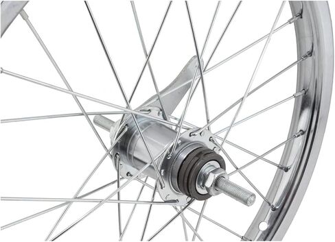 عجلة ماستر 18 "× 1.75 CB عجلة الدراجات الخلفية ، 28 ساعة ، الصلب ، الترباس ، الفضة in Saudi Arabia