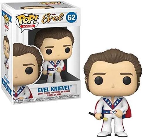 فونكو بوب! الرموز: Evel Knievel مع Cape (قد تختلف الأنماط) in Saudi Arabia