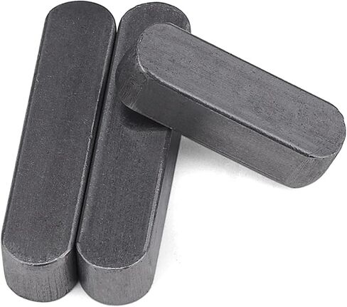 M6 A3 Carbon Steel GB1096 نوع مفتاح Dowel Dowel Dowel مسطح مفتاح رأس الجولة المستديرة (M6x6x70 20pcs) in Kuwait