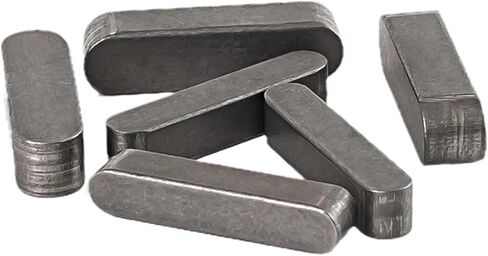 M6 A3 Carbon Steel GB1096 نوع مفتاح Dowel Dowel Dowel مسطح مفتاح رأس الجولة المستديرة (M6x6x70 20pcs) in Kuwait