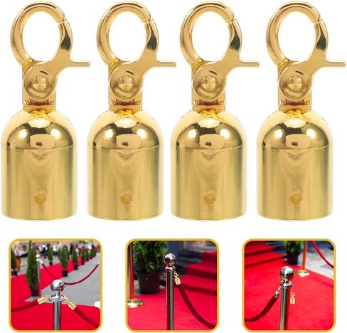 ABOOFAN 4Pcs Cord End Stopper Hook Rope End Cap for Welcome Easy Installation Versatile Decoration for Banister Rails and Hanging Ropes in Saudi Arabia