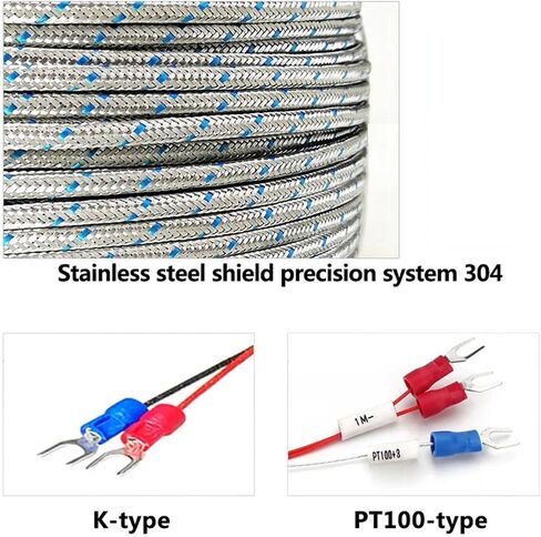 Probe1100 Degree PT100 Ungrounded Controller Sheathed Thermocouple Temperature Sensor 1Pcs(PT100 3mm,200mm) in Saudi Arabia