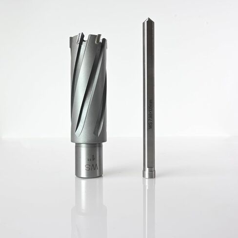 قاطع حلني ذو سرعة الرياح كاربيد 1 "قطر × 2" مع عرقلة Weldon ، بتات ماج عالية الدقة لضغط الحفر المغناطيسي ، للمواد الصلبة ، الفولاذ المقاوم للصدأ ، الحديد الزهر ، CT-500 in Saudi Arabia