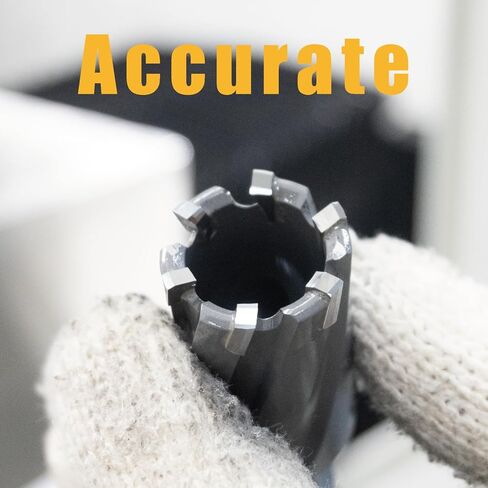 قاطع حلني ذو سرعة الرياح كاربيد 1 "قطر × 2" مع عرقلة Weldon ، بتات ماج عالية الدقة لضغط الحفر المغناطيسي ، للمواد الصلبة ، الفولاذ المقاوم للصدأ ، الحديد الزهر ، CT-500 in Saudi Arabia