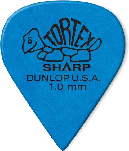 Dunlop Tortex Sharp Guitar يختار عينة مجموعة متنوعة مزيج (2 من كل مقياس) حزمة 12/لاعب in Saudi Arabia
