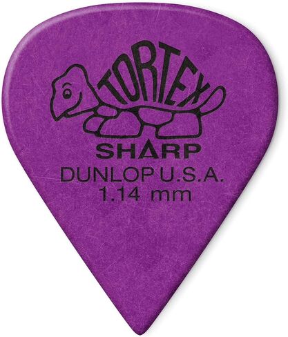 Dunlop Tortex Sharp Guitar يختار عينة مجموعة متنوعة مزيج (2 من كل مقياس) حزمة 12/لاعب in Saudi Arabia