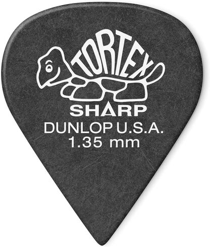 Dunlop Tortex Sharp Guitar يختار عينة مجموعة متنوعة مزيج (2 من كل مقياس) حزمة 12/لاعب in Saudi Arabia