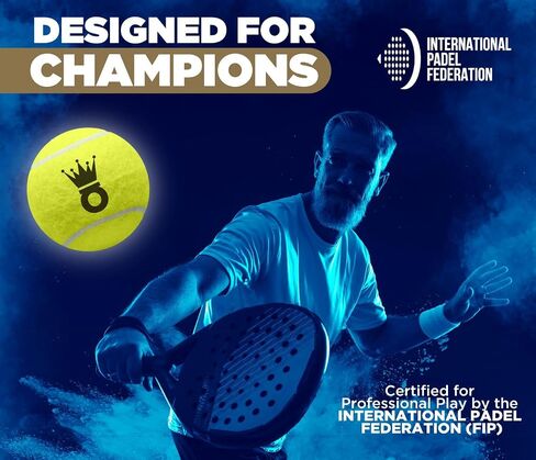 الكرة-كرات Padel الاحترافية معتمدة من قبل FIP-كرات Padel متينة مع ترتد متسق-شعر مميز للأداء العالي-أنبوب من 3 كرات باديل جاهزة للبطولات in Saudi Arabia