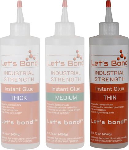 Professional Grade Instant Glue, Thin Premium Cyanoacrylate, 5 CPS (16 oz) in Kuwait