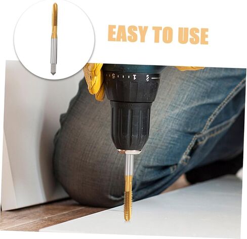 LIFKOME 2pcs Drill Bits for Metal Titanium Coated Tap Cutting Drill Bit Tool for Professional Use in Saudi Arabia