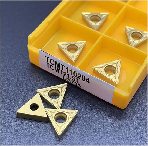 أداة مخرطة Carbide القابلة للفهرسة TCMT110204 15TF 6020 735 CNC Carbide Blade Metal Meturing Mool Office Trannd Town (Size: TCMT110204 6020) in Kuwait