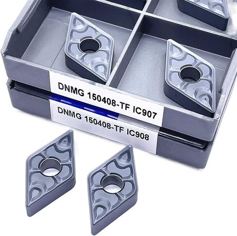 أداة مخرطة Carbide القابلة للفهرسة 10pcs DNMG150408-TF IC907 IC908 أداة تحويل الأداة الداخلية أداة تحول الأداة مخرطة (الحجم: DNMG150408-TF IC907) in Kuwait