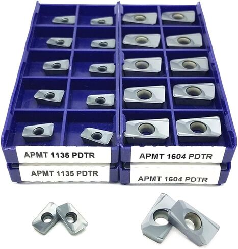 Indexable Carbide Lathe Tool APMT1135 APMT1604 LT30 Carbide Indexable Milling Tool Metal Lathe Tool Cutting CNC Milling Turning Tool (Size : APMT1604 LT30) in Kuwait