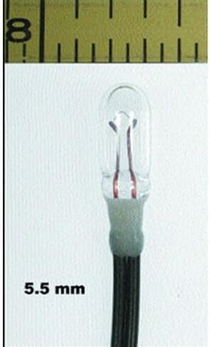 Miniatronics 5.5mm Sub Mini Lamp ، 12V (10) MNT1802410 in Saudi Arabia