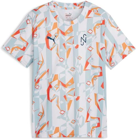 PUMA - Juniors Neymar Creativity Jersey, Color White/Hot Heat, Size: Large in Saudi Arabia