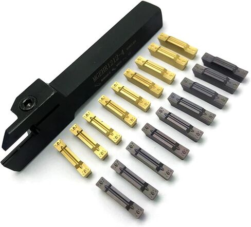 MGEHR1010 MGEHR1212 Grooving Tools Handle +10pcs MGMN150 MGMN200 Carbide Grooving Inserts Turning Tool Cutting Tool(MGEHR1212-1.5,MGMN150 NC3030) in Saudi Arabia