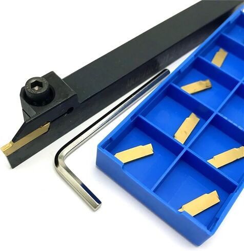 MGEHR1010 MGEHR1212 Grooving Tools Handle +10pcs MGMN150 MGMN200 Carbide Grooving Inserts Turning Tool Cutting Tool(MGEHR1212-1.5,MGMN150 NC3030) in Saudi Arabia