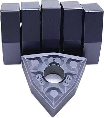 Indexable Carbide Lathe Tool Hard Alloy WNMG080404 TF IC907 IC908 External Turning Tools Carbide Lathe Cutter Tool Turning (Size : WNMG080404 TF IC907) in Kuwait
