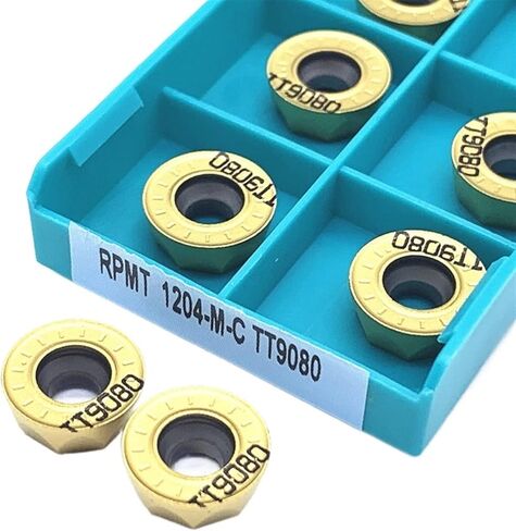 أداة مخرطة Carbide القابلة للفهرسة 10pcs RPMT1204-M-C TT9080 أداة كربيد CNC أداة تحول أداة أداة طحن in Kuwait