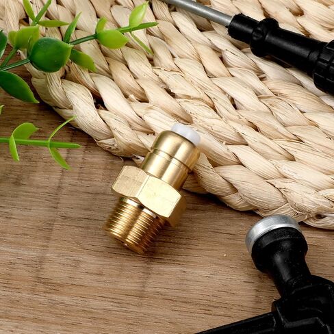 3/8" NPT Thermal Relief Valve for Pressure Washer Parts Pump up to 8 GPM Pressure Brass Safety Valves in Saudi Arabia