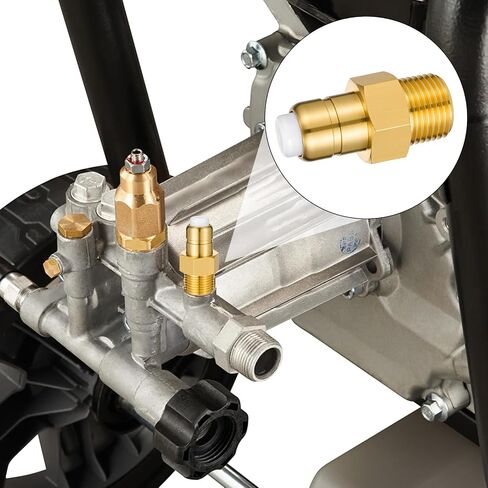 3/8" NPT Thermal Relief Valve for Pressure Washer Parts Pump up to 8 GPM Pressure Brass Safety Valves in Saudi Arabia
