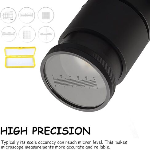 Microscope Calibration Slide Stage Micrometer Ocular Reticle Eyepieces Calibration Ruler Slides in Kuwait
