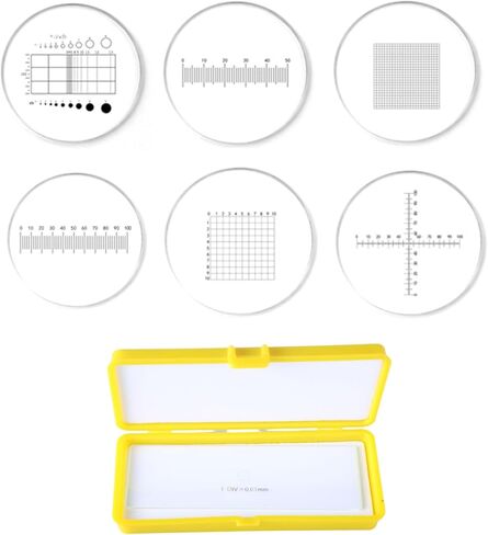 Microscope Calibration Slide Stage Micrometer Ocular Reticle Eyepieces Calibration Ruler Slides in Kuwait