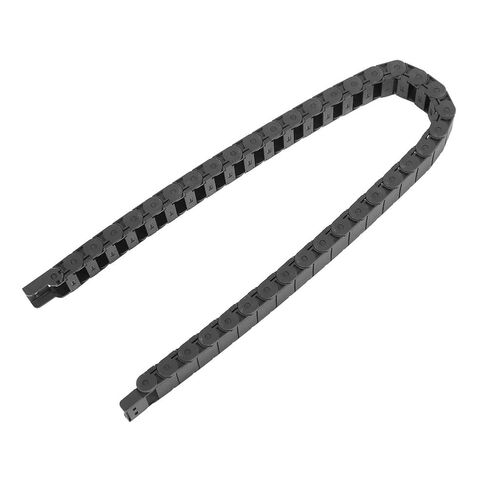 Pissente Nylon Cable Carrier Drag Chain, 1 Meter Wire Cable Carrier Drag Chain with Reinforced High Pressure Tensile Load Retardant for Engraving Machine CNC Equipment in Saudi Arabia