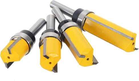 4pcs / set 8mm بطول تدفق القطع ببت ساق أعلى محمل قاطع طحن طحن الطحن in Kuwait