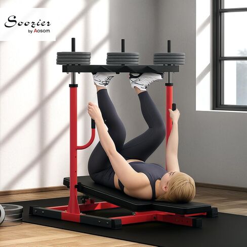 Soozier Vertical Leg Press Machine, 660LBS Capacity, Leg Strength Training Machine with Adjustable Leg, Back, and Head Positions for Home Gym, 2" Olympic Plate Compatible in Saudi Arabia
