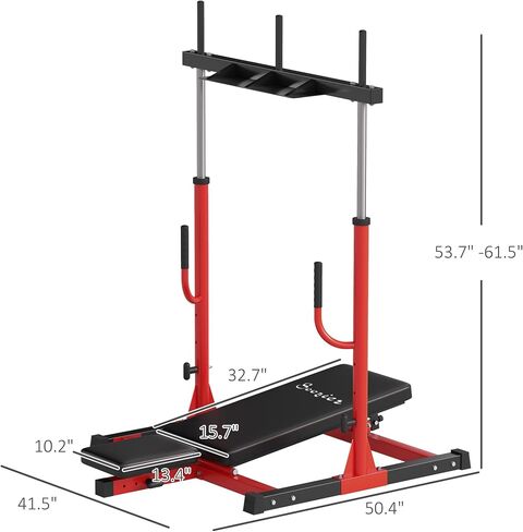 Soozier Vertical Leg Press Machine, 660LBS Capacity, Leg Strength Training Machine with Adjustable Leg, Back, and Head Positions for Home Gym, 2" Olympic Plate Compatible in Saudi Arabia