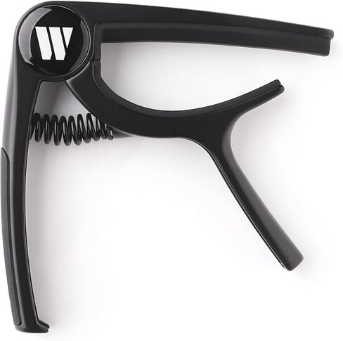 WINGO Guitar Capo for Acoustic and Electric Guitars, Ukulele, Mandolin, Banjo - Black. in Kuwait